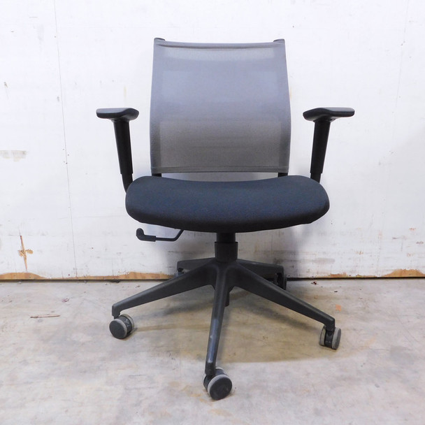 SitOnIt Seating Wit Series Midback Task Chair Office Swivel Tilt w/ Mesh Back