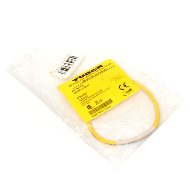 Turck PKG 3M-0.3-PSG 3M U2517-11 Ext QD Cable 3-pin PicoFast