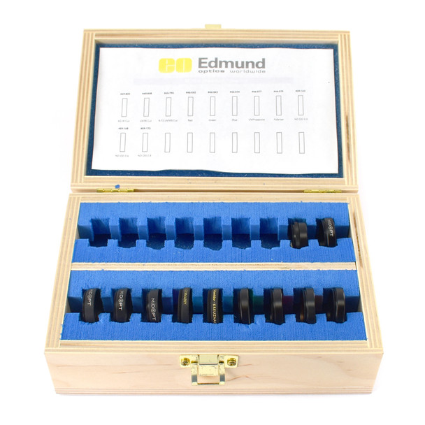 Lot 11 Misc Machine Vision Filter Kit 25mm Midwest Optical MidOp Edmunds