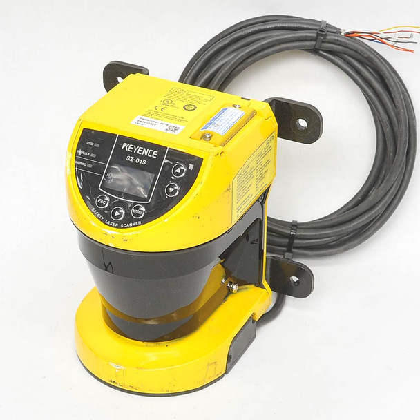 Keyence SZ-01S Safety Laser Area Sensor Works-Ish, Bad Lens - Parts
