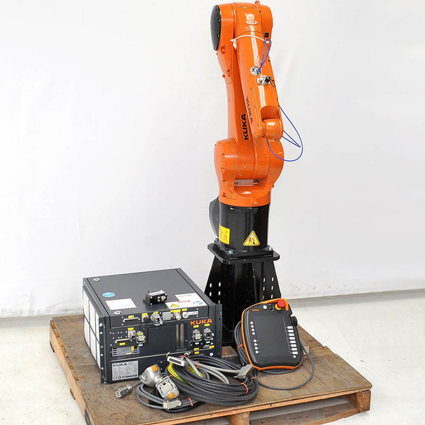 Kuka KR 10 R1100 sixx Robot Arm 10kg Payload w/ C4 Compact Controller +Cables