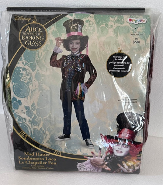 Mad Hatter Halloween Costume Child M Kids 7-8