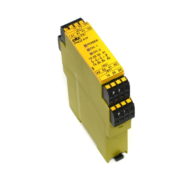 Pilz PNOZ X1P C 24VDC 3n/o 1n/c Safety Relay 1 Channel DIN Rail Mountable 787100