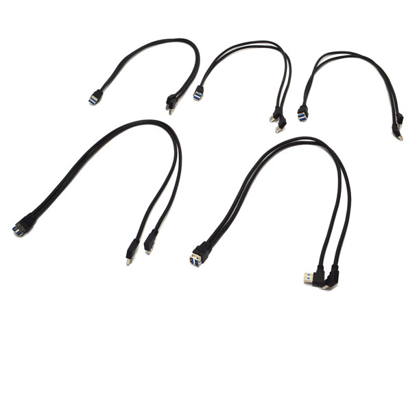 Dual USB 3.0 Male to Dual USB 3.0 Female Adapter Cable (5)