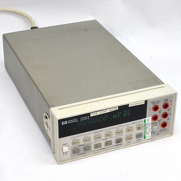 HP 34401A Digital Multimeter DMM 6½-Digit True RMS, DIM, DC Current Issues-Parts