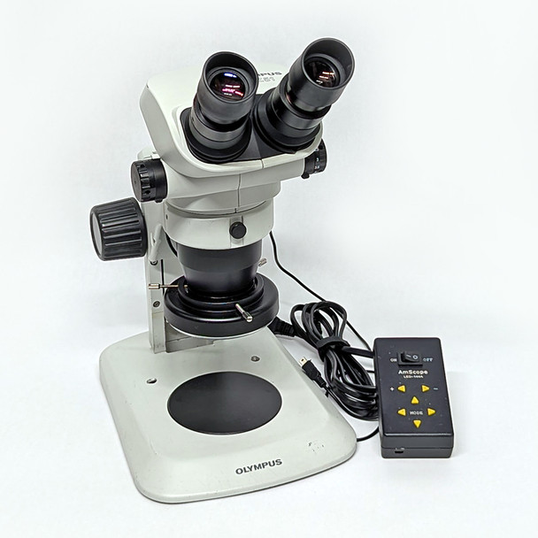 Olympus SZ-SZ51 StereoZoom Microscope w/SZ2-ST Base/LED Ring Light