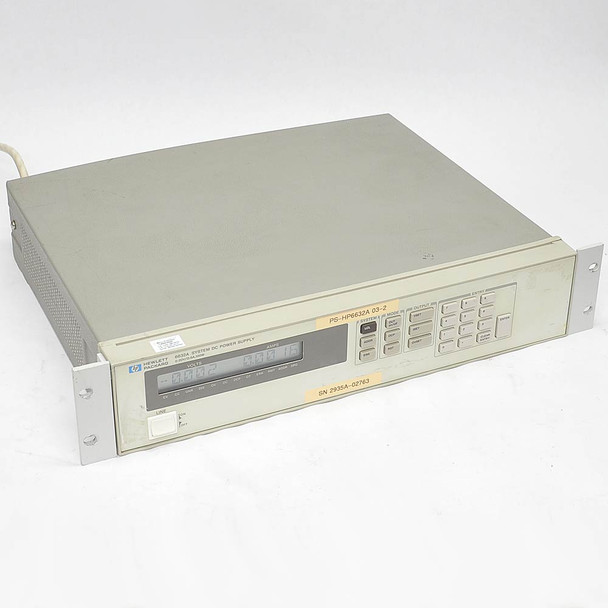 HP 6632A System DC Power Supply 0-20V 0-5A 100W with HP-IB Rear Outputs