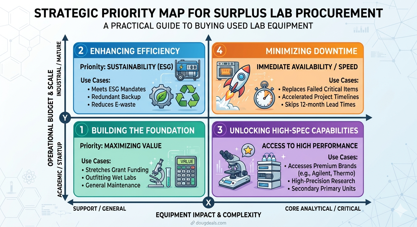 Lab and Test Equipment Grouped Priority Map
