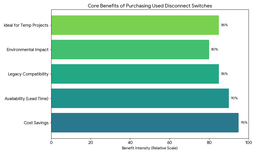 Benefits of purchasing used disconnect switches