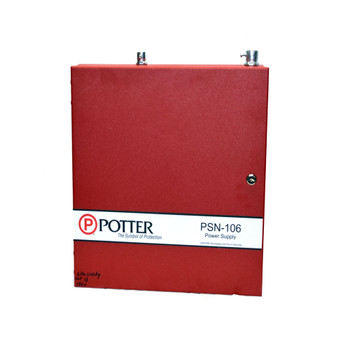 Potter PSN-106 10A 6-Output Power Supply NAC Power Expander 120VAC