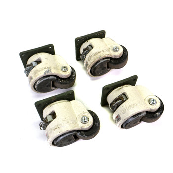 Wheel Master WI-80 Roll & Set Diecast Leveling Nylon Wheel Casters (4)