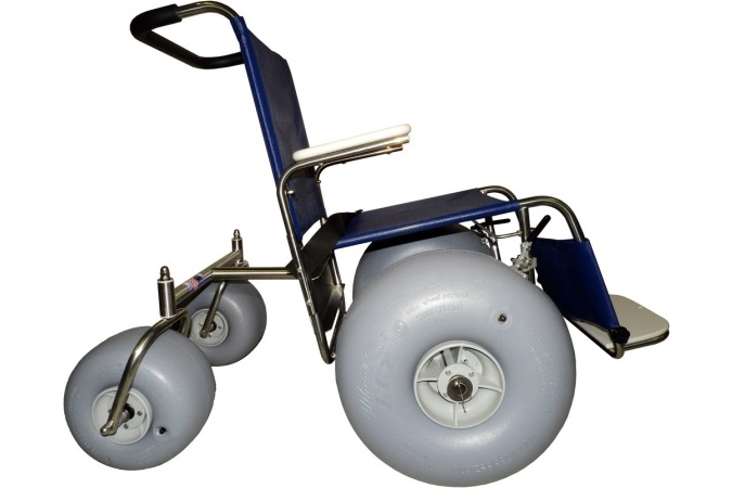 Fixed Frame Beach Wheelchair by DeBug