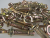 25 Pack Of Masonry M8 x 65mm Anchor Eye Bolt, Zinc Yellow Passivated
