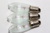 3 Pack Of 34V, 3W, E10, MES Spare Christmas Bulb Lamp For Candle Bridge, Dencon