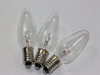 3 x 20V 3W E10 MES Clear Christmas Fairy Light Spare Bulb Pifco, Dencon, Noma