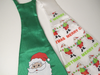 2 x Jumbo / Large Padded Christmas Fun Ties HO! HO! HO! & Merry Christmas Santa