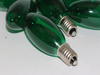 12V 3W 0.25A E10 Green Christmas Lights Spare Bulbs 6 Pack Pifco Dencon Lyvia