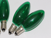 12V 3W 0.25A E10 Green Christmas Lights Spare Bulbs 6 Pack Pifco Dencon Lyvia