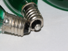 12V 3W 0.25A E10 Green Christmas Lights Spare Bulbs 6 Pack Pifco Dencon Lyvia