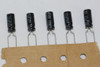 5 X Panasonic Ultra Low ESR 105 Degrees FR Range Radial Electrolytic Capacitors