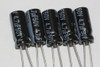 5 X Panasonic Ultra Low ESR 105 Degrees FR Range Radial Electrolytic Capacitors