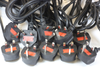 10 x 3 Pin 1.8m UK Black Mains Cable IEC-320 C13 For Televisions, Computers etc