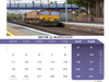 Trains Of Scotland 2017 A4 Wall Calendar