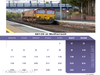 Trains Of Scotland 2017 A4 Wall Calendar