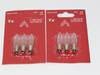 6 Pack Of Konstsmide 34V, 3W, E10, MES Spare Welcome Candle Bridge Bulbs