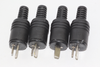 4 x 2 Pin DIN Male Speaker Plug With Screw Terminals For HiFi Speaker Socket