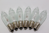 6 Pack Of 34V, 3W, E10, MES Spare Christmas Bulb Lamp For Candle Bridge, Dencon