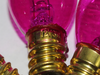 6 x Pink 12V 3W E12 CES Coloured Christmas Fairy Light Spare Bulb Pifco Lyvia