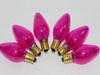 6 x Pink 12V 3W E12 CES Coloured Christmas Fairy Light Spare Bulb Pifco Lyvia