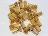 20 x Gold Plated 6.4mm Twist On F Plug Satellite Connector Sky Virgin RG6, WF100