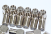 10 x Right Angled F Connector Female Socket to Coax TV Male Aerial Plug Adaptors