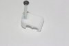 100 x White Twin Satellite Shotgun Cable Clips, Sky Plus, Sky HD, CB63R, WF65