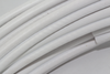 30m of White Webro WF100 Twin Satellite Cable With 4 x F Plugs, Free Cable Clips