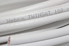 20m of White Webro WF100 Twin Satellite Cable With 4 x F Plugs, Free Cable Clips