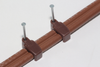 40m of Brown Webro WF100 Twin Satellite Cable With 4 x F Plugs, Free Cable Clips