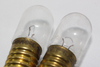 2 x CRYS E10 MES Tubuar 6.5V, 0.3A, 1.95W, Vintage Radio Panel Bulb Lamp