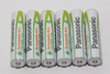 6 x Genuine Panasonic AAA Ni-MH DECT Cordless Telephone Batteries - 750mAh, 1.2V