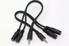 2 x 3.5mm 20cm Stereo Jack Audio Headphone Splitter Cable 1 x Male to 2 x Female