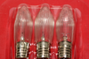 6 Pack of 1074-030 Konstsmide 23V 3W E10 Spare Welcome Candle Bridge Light Bulbs