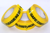 3 x 66m Roll of Keep a Safe Distance Social Distancing Yellow Warning Floor Tape