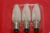 3 Pack Of Konstsmide 5042-330 LED 14-55V, 0.3W, E10 Frosted Candle Bridge Bulb