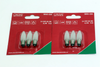 6 Pack Of Konstsmide 5042-330 LED 14-55V, 0.3W, E10 Frosted Candle Bridge Bulb