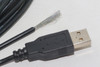 USB A Male Plug Shielded Cable to Open End 4.5m / 15 Feet - All 4 Pins Connected