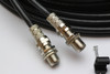 30m Twin Black Satellite Shotgun Coax Cable Extension Kit for Sky Plus, Sky HD, Freesat & 30 Special Masonry Cable Clips