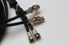 10m Twin Black Satellite Shotgun Coax Cable Extension Kit for Sky Plus, Sky HD, Freesat & 5 Special Masonry Cable Clips