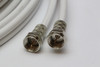 5m Twin White Satellite Shotgun Coax Cable Extension Kit for Sky Plus, Sky HD, Freesat & 5 Special Masonry Cable Clips